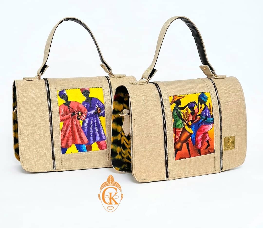 Mon Beau Village—Beige, illustrations musicales africaines